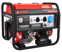 Бензиновый генератор A-iPower A7500EA с электростартером, 